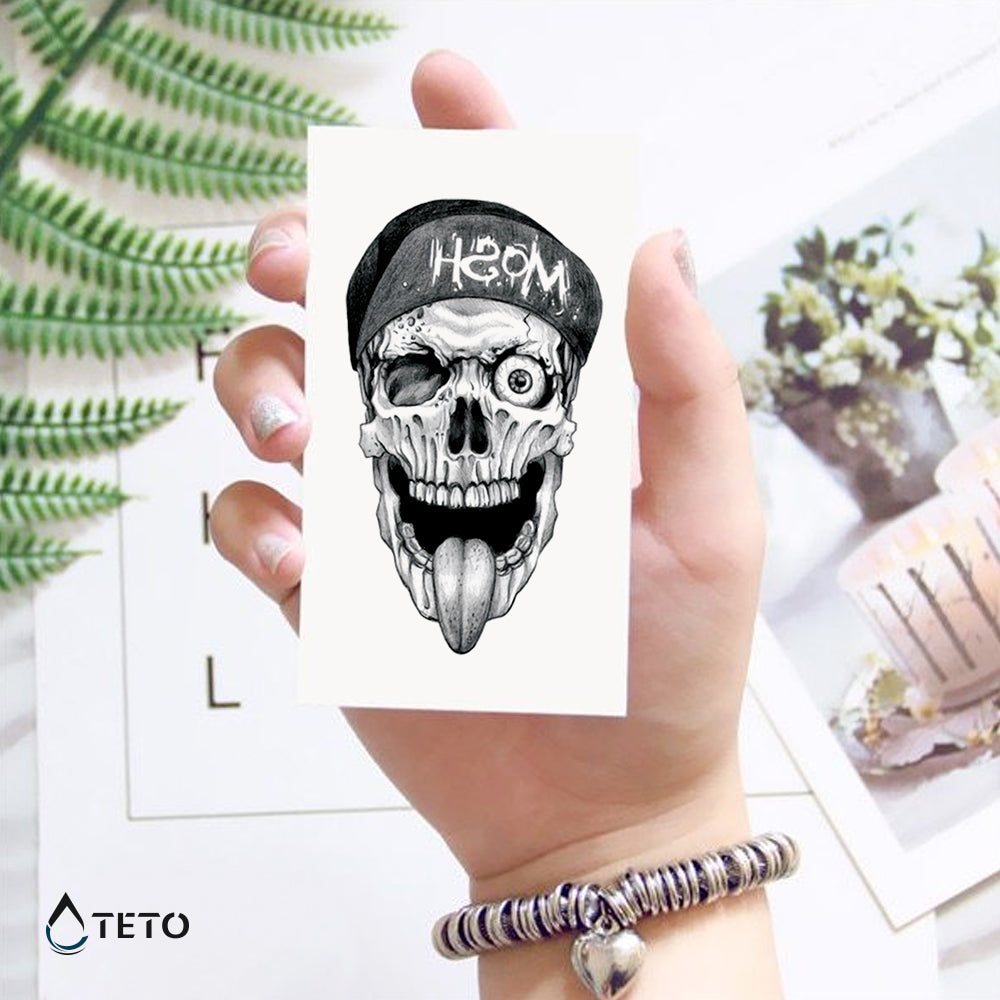 Calavera cool - TETO - Tatuajes Temporales