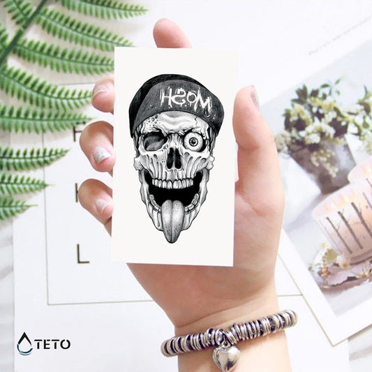 Calavera cool - TETO - Tatuajes Temporales