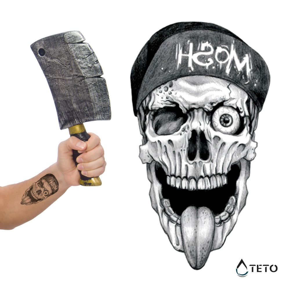 Calavera cool - TETO - Tatuajes Temporales