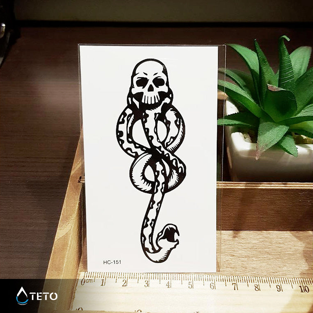 Las reliquias de la muerte - TETO - Tatuajes Temporales