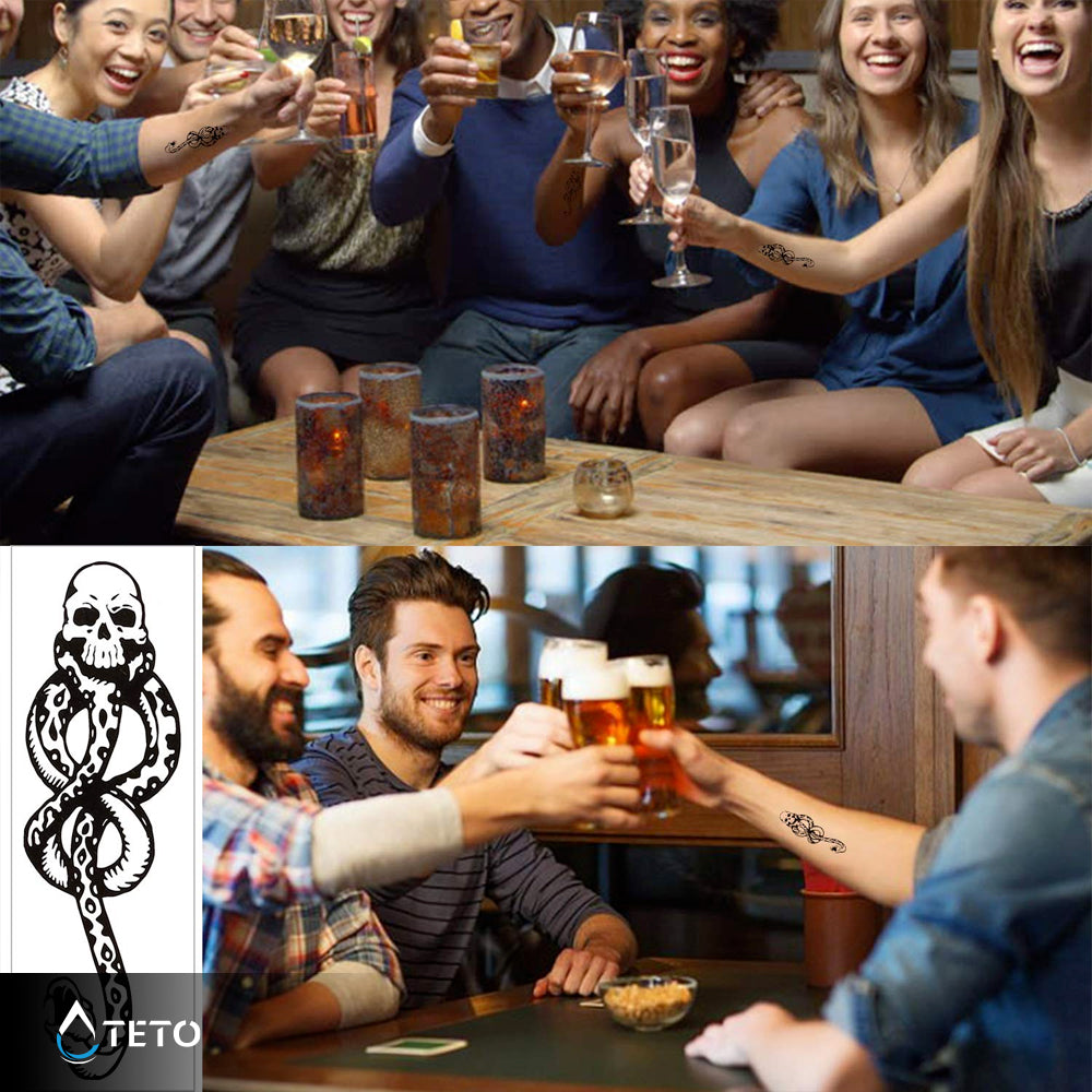 Las reliquias de la muerte - TETO - Tatuajes Temporales