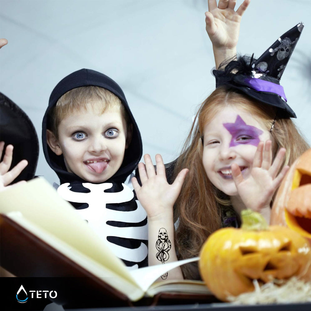 Las reliquias de la muerte - TETO - Tatuajes Temporales