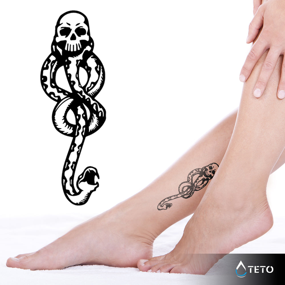 Las reliquias de la muerte - TETO - Tatuajes Temporales