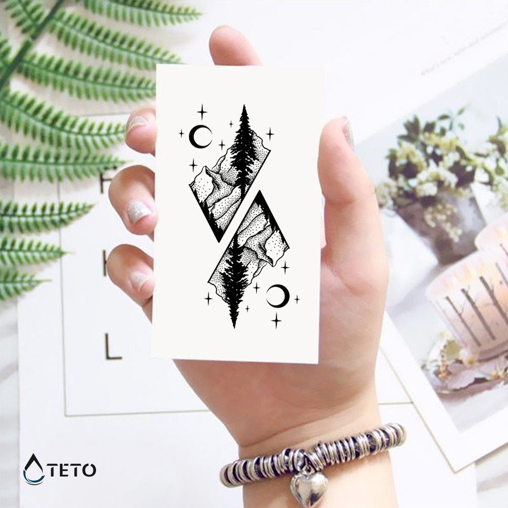 Montañas - set - TETO - Tatuajes Temporales