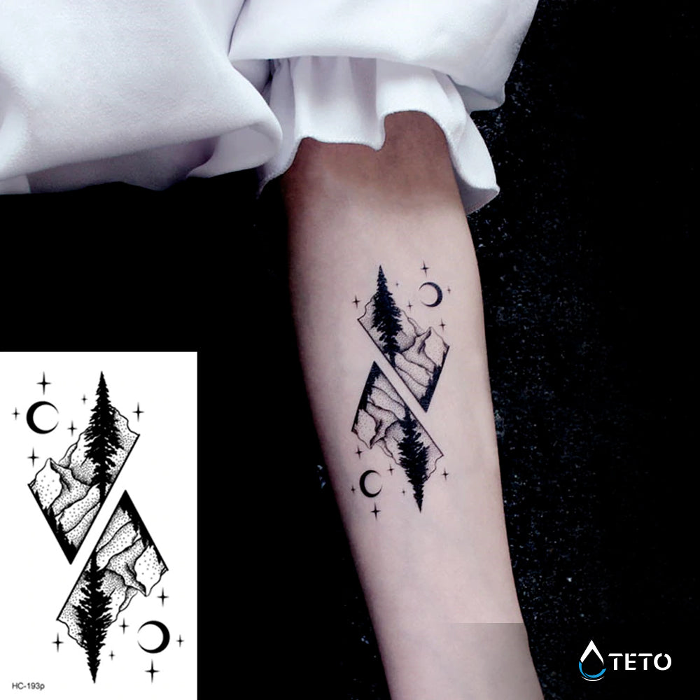 Montañas - set - TETO - Tatuajes Temporales