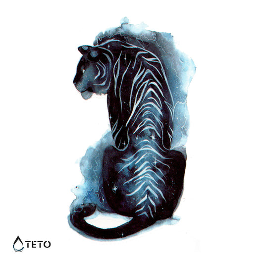 Tigre misterioso - TETO - Tatuajes Temporales