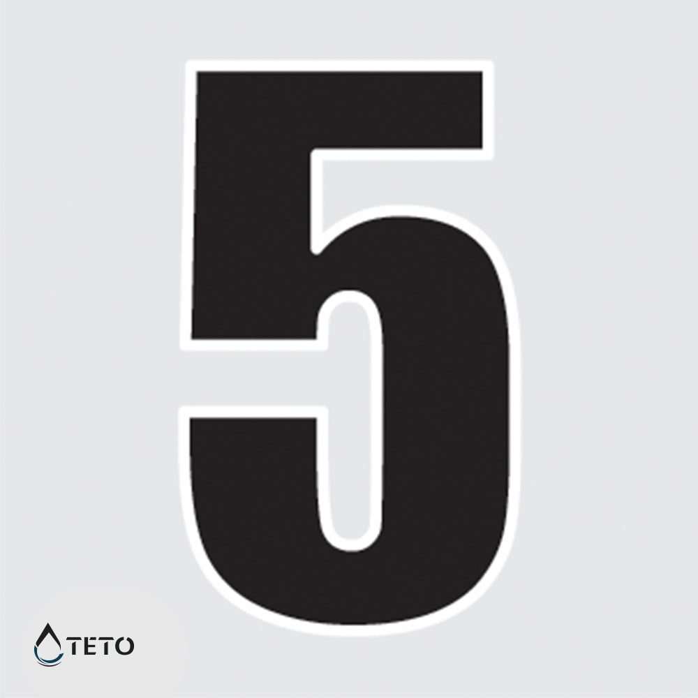 Número 5 - TETO - Tatuajes Temporales