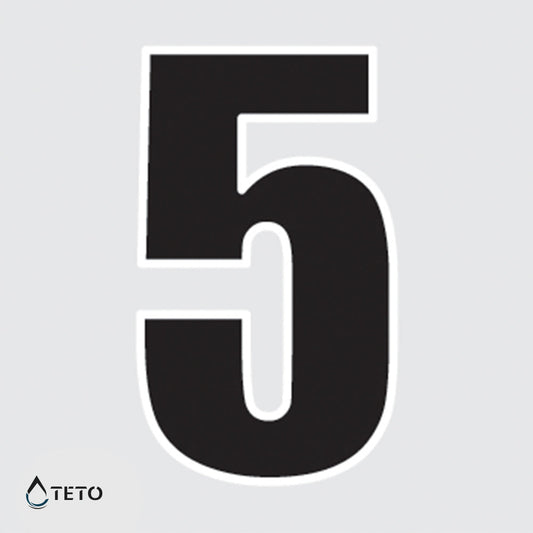 Número 5 - TETO - Tatuajes Temporales