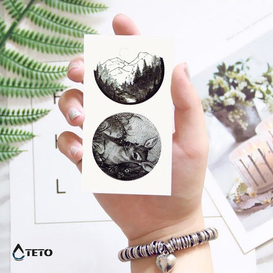 Naturaleza – set - TETO - Tatuajes Temporales