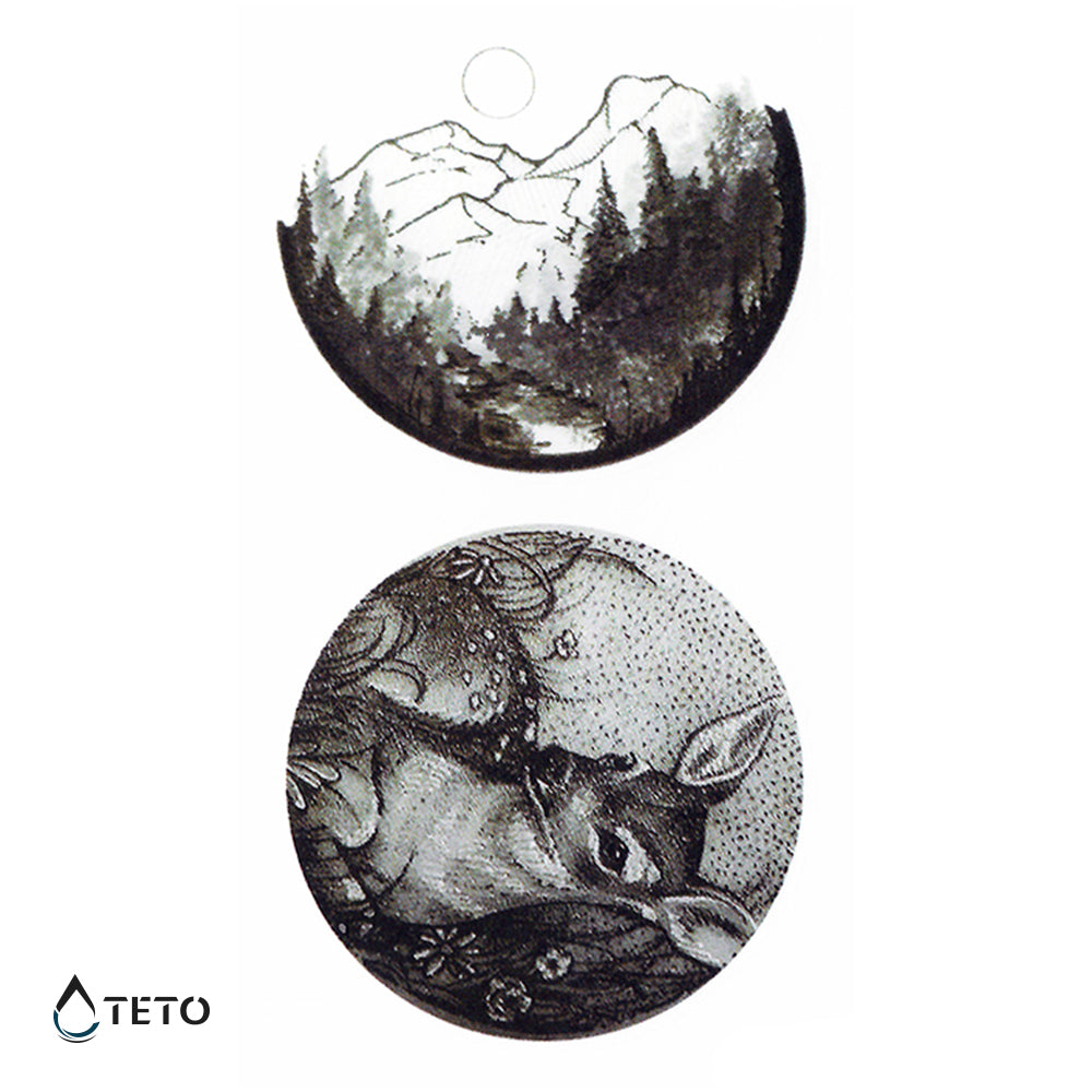 Naturaleza – set - TETO - Tatuajes Temporales