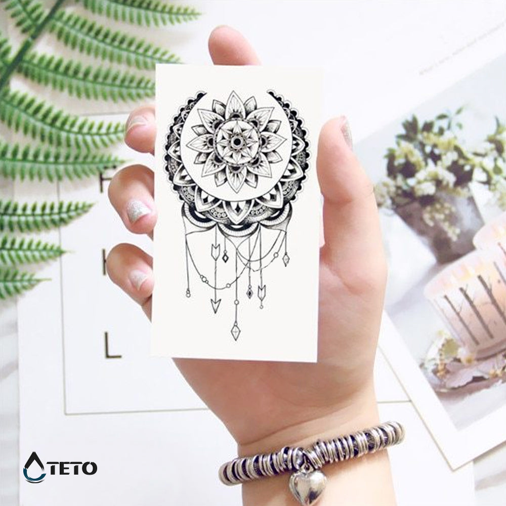 Atrapasueños - mandala - TETO - Tatuajes Temporales
