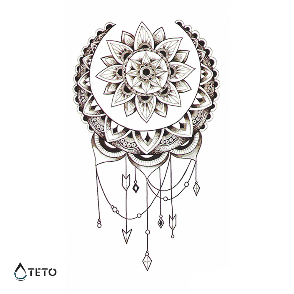 Atrapasueños - mandala - TETO - Tatuajes Temporales