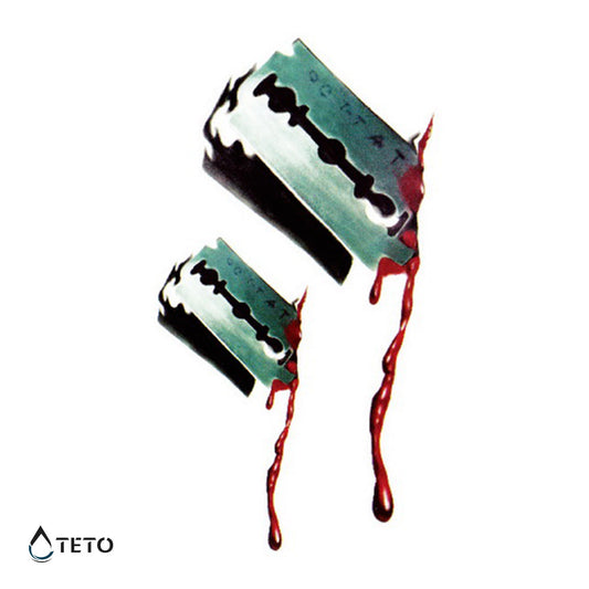 Navajas de afeitar 3D - set - TETO - Tatuajes Temporales