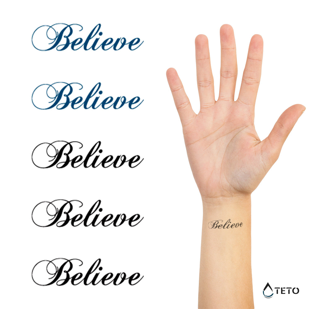 Yo creo - set - TETO - Tatuajes Temporales