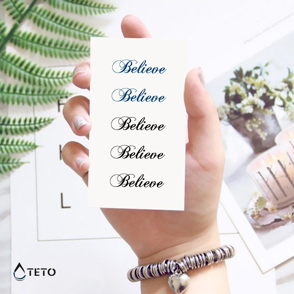 Yo creo - set - TETO - Tatuajes Temporales