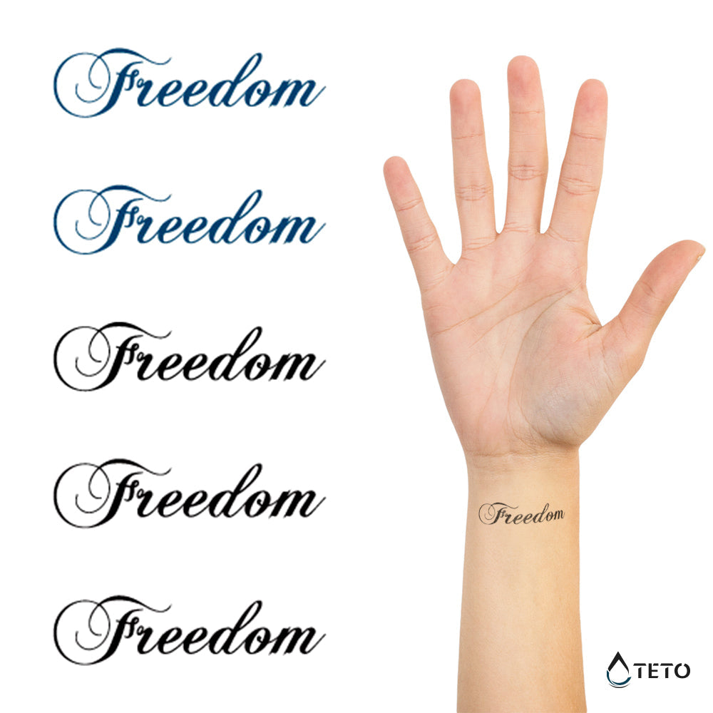 Libertad - set - TETO - Tatuajes Temporales