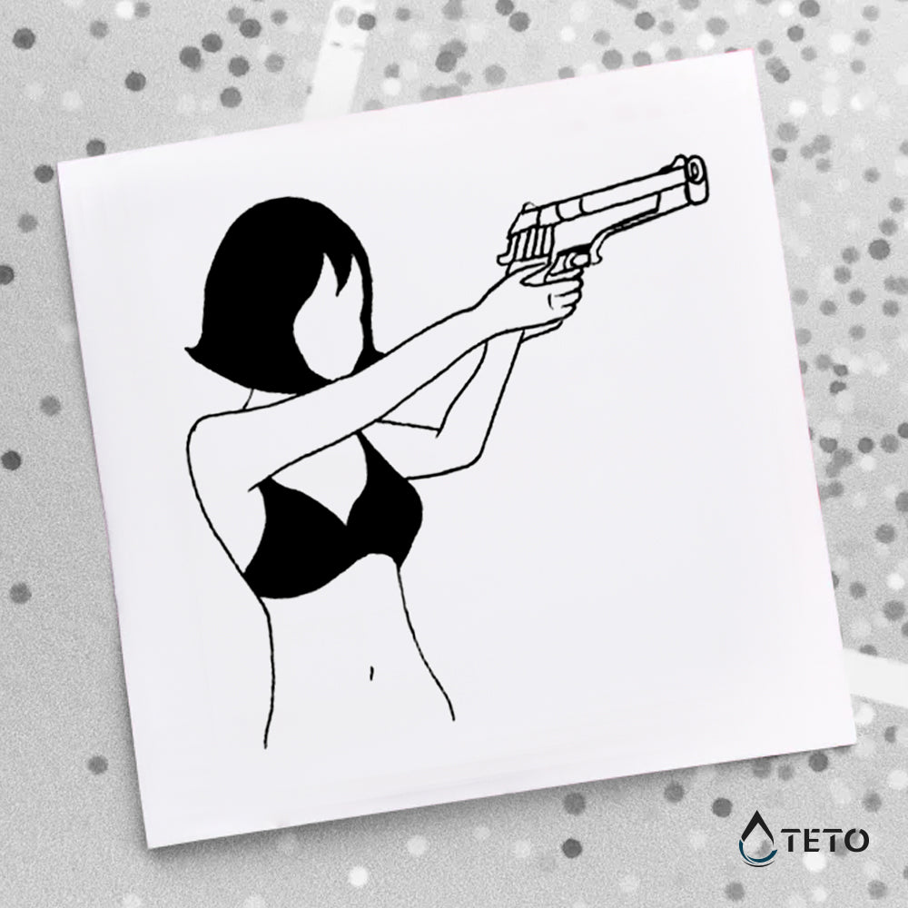 Mujer peligrosa - TETO - Tatuajes Temporales