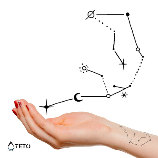 Constelación - TETO - Tatuajes Temporales