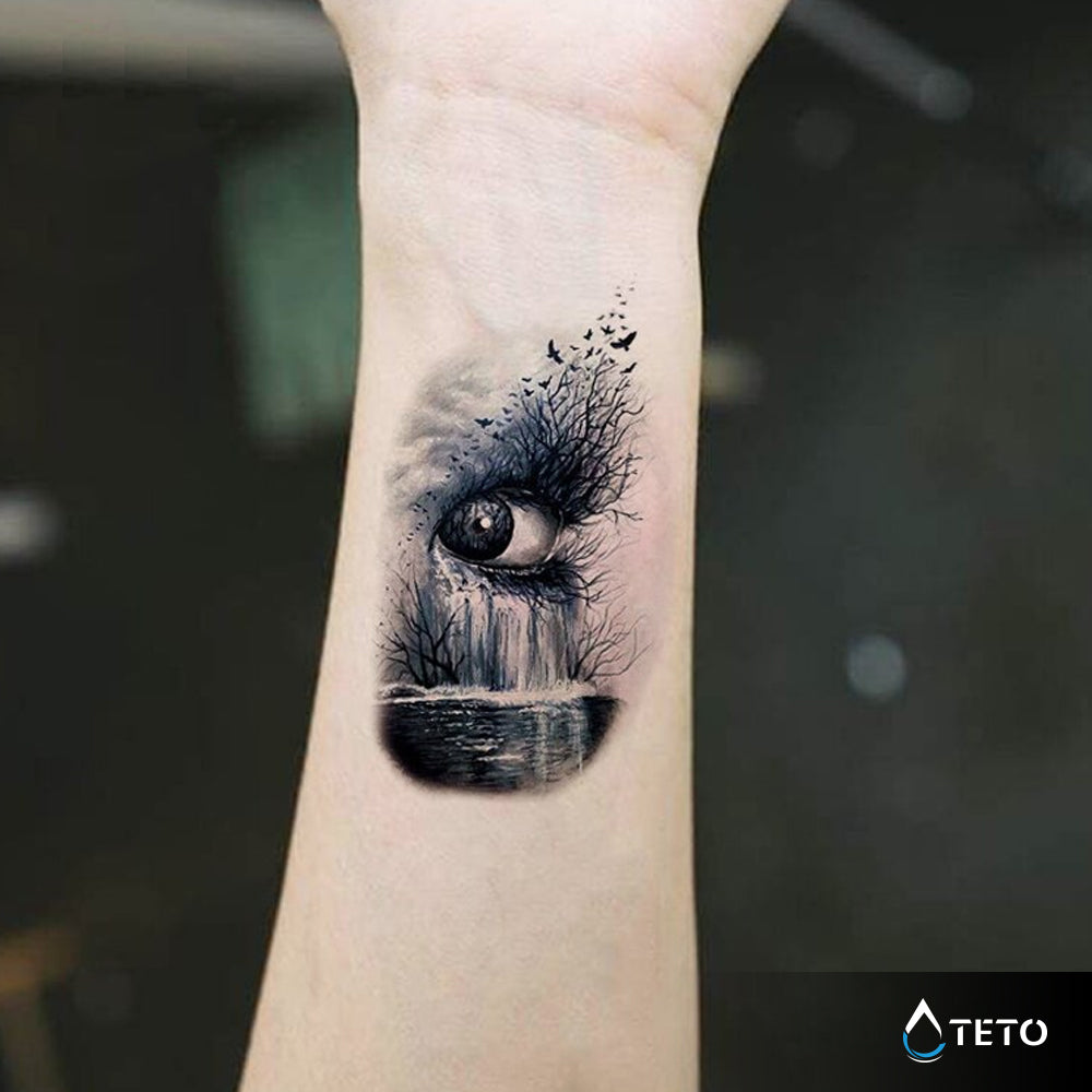 Ojo natural - TETO - Tatuajes Temporales