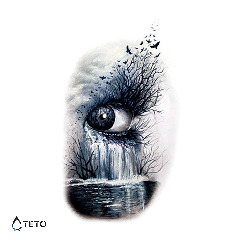 Ojo natural - TETO - Tatuajes Temporales