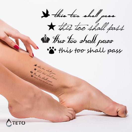Esto también pasará – set - TETO - Tatuajes Temporales