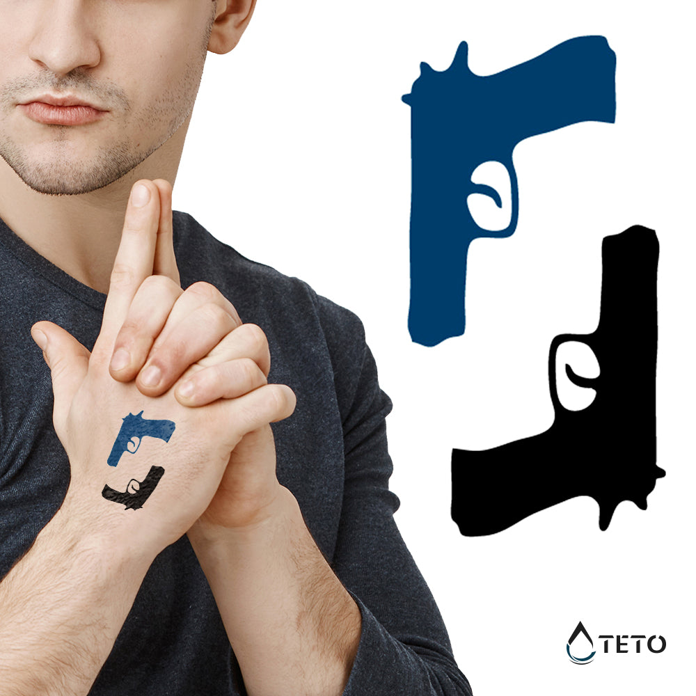 Armas - set - TETO - Tatuajes Temporales