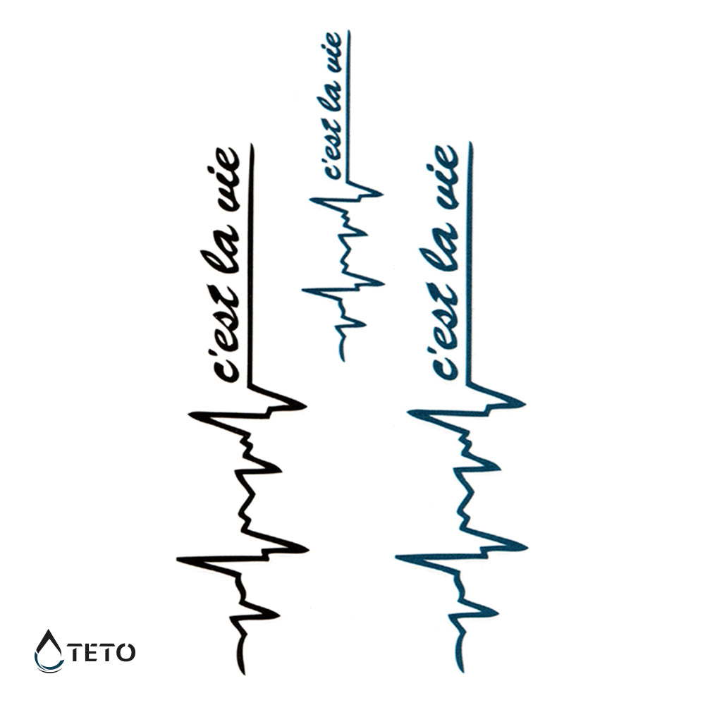 Así es la vida - set - TETO - Tatuajes Temporales