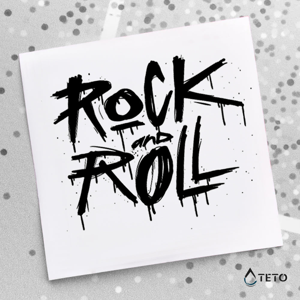 Rock and roll - TETO - Tatuajes Temporales