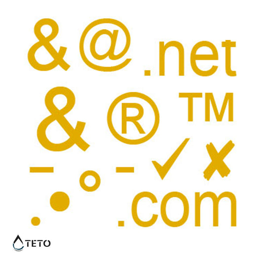 Símbolos - set - Tatuajes Temporales TETO