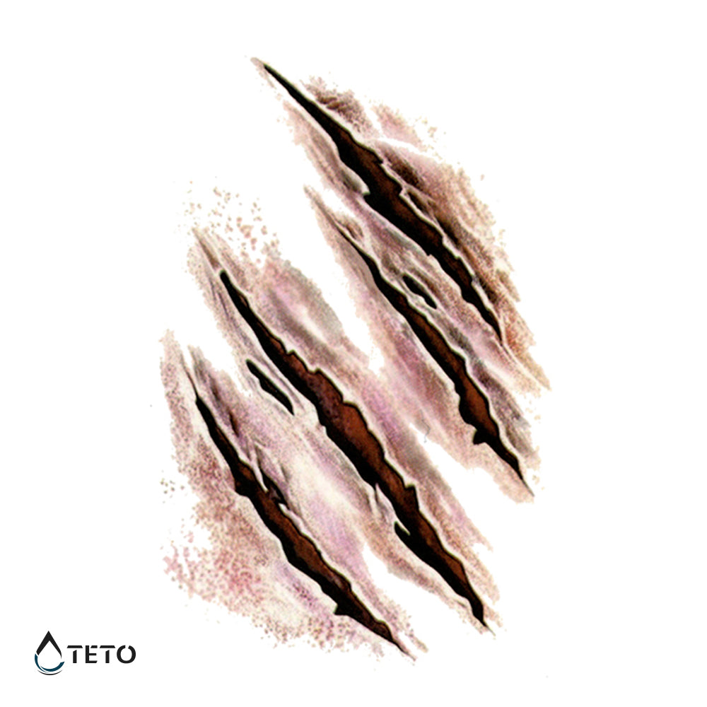 Cicatrices – Arañazos - Tatuajes Temporales TETO