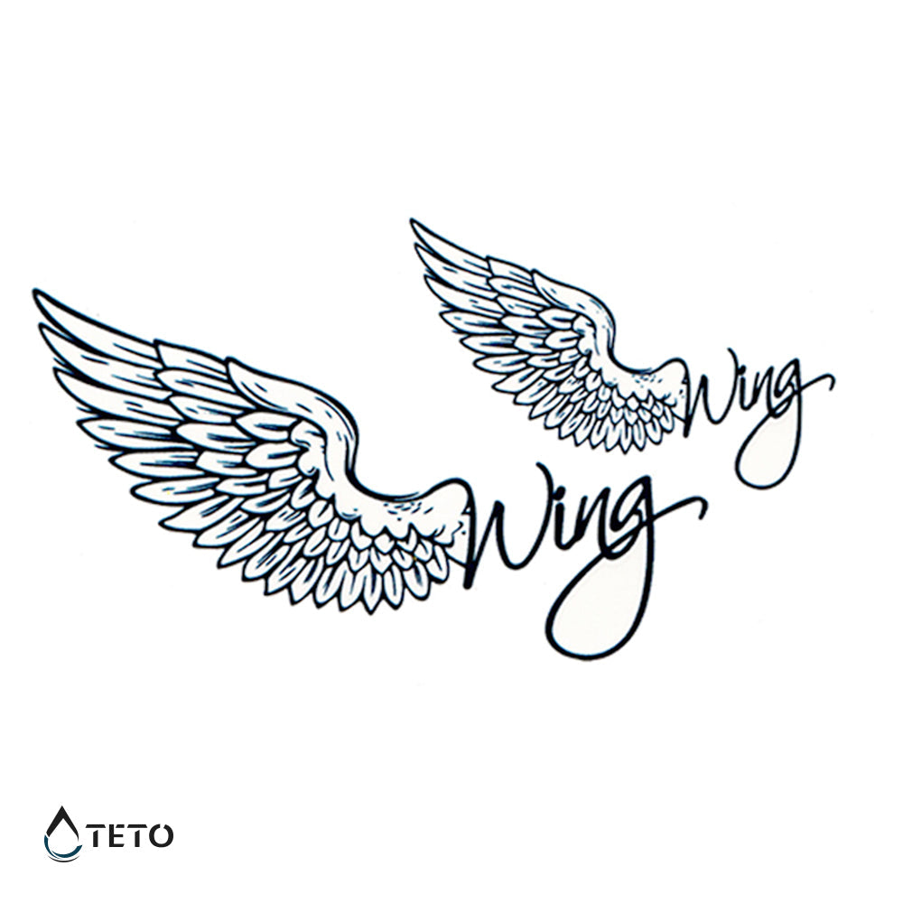 Alas - set - Tatuajes Temporales TETO