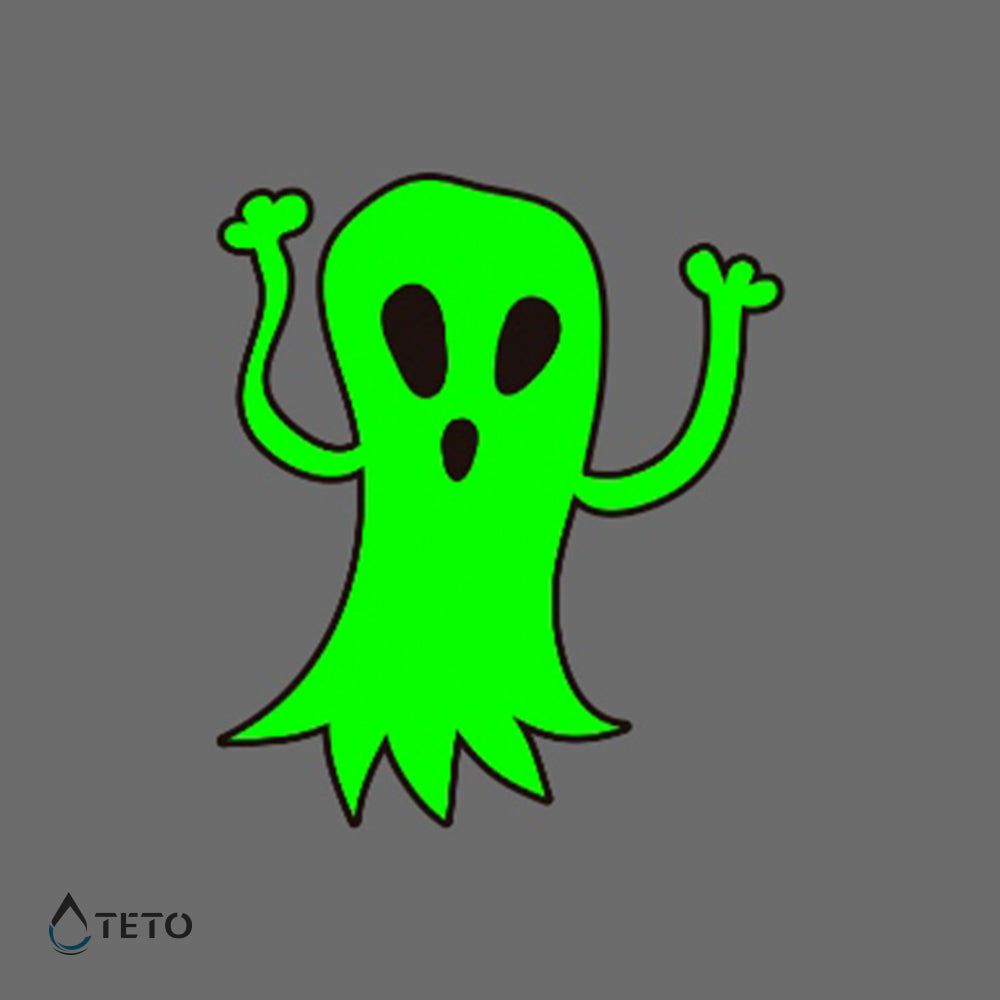 Fantasma - Brilla en la oscuridad - TETO - Tatuajes Temporales