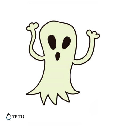 Fantasma - Brilla en la oscuridad - TETO - Tatuajes Temporales