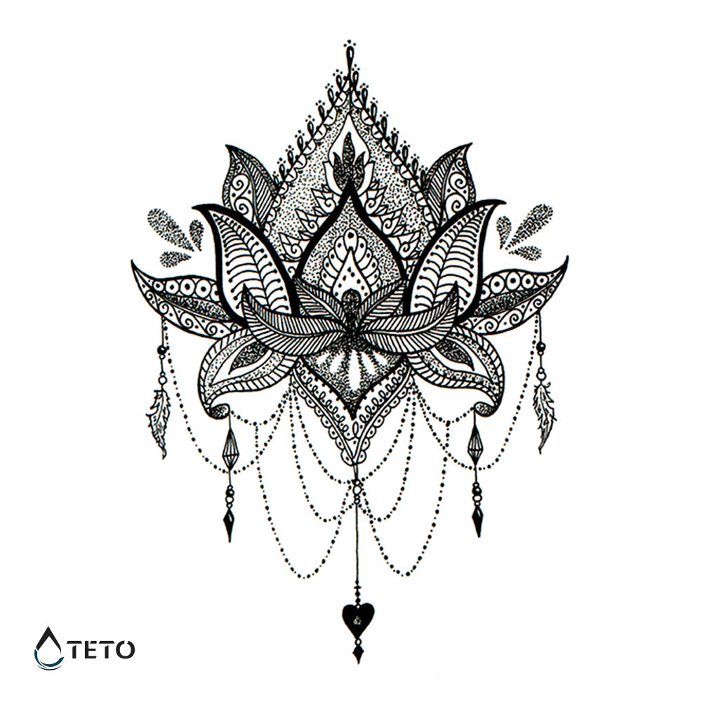 Flor de loto en mandala