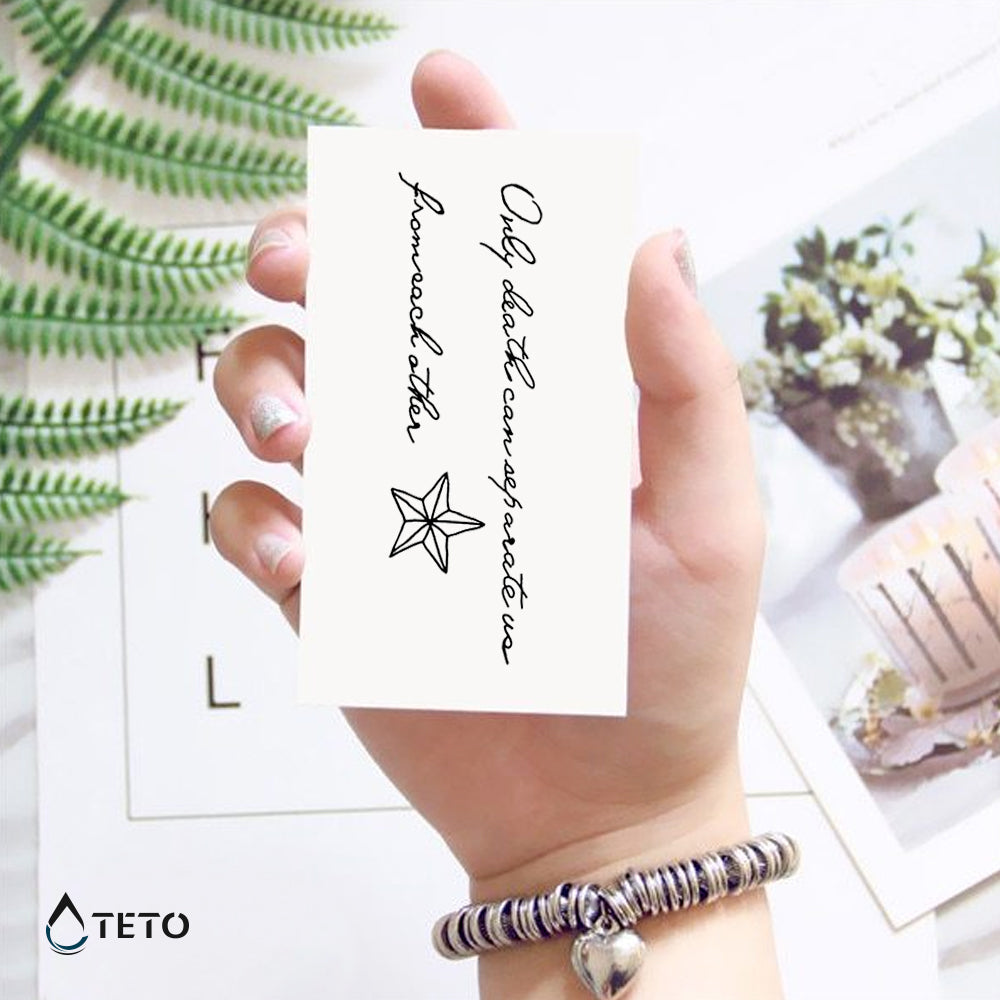 Sólo la muerte puede separarnos - TETO - Tatuajes Temporales