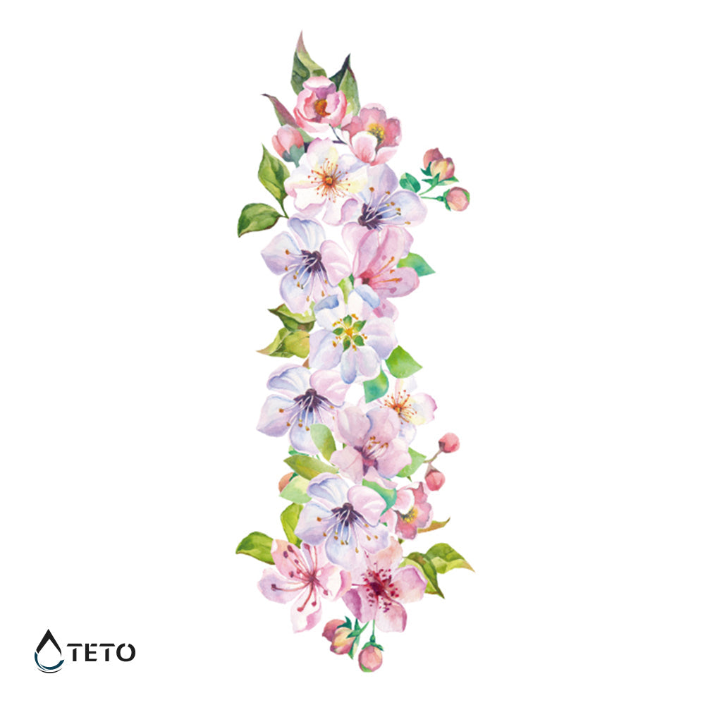 Flores - Tatuajes Temporales TETO