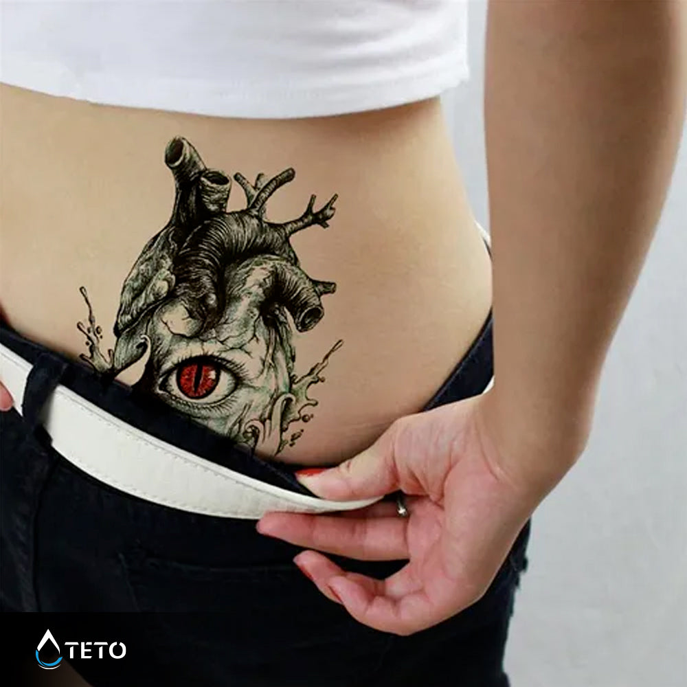 Un vistazo al corazón - TETO - Tatuajes Temporales
