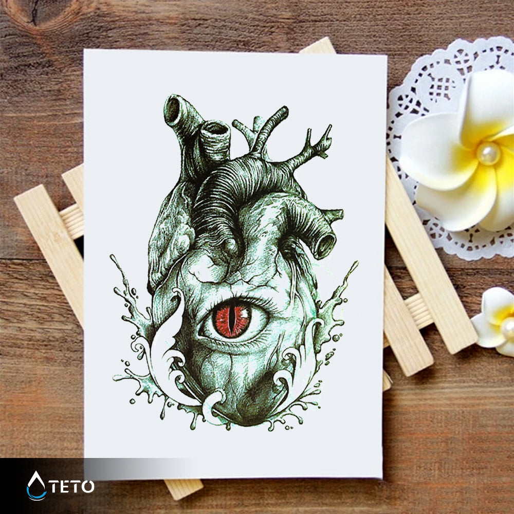Un vistazo al corazón - TETO - Tatuajes Temporales