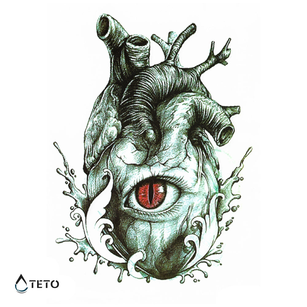 Un vistazo al corazón - TETO - Tatuajes Temporales