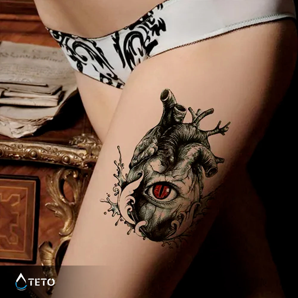 Un vistazo al corazón - TETO - Tatuajes Temporales