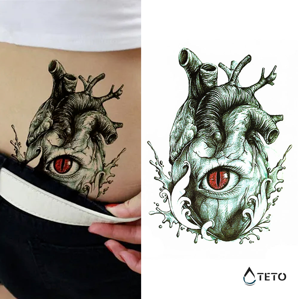 Un vistazo al corazón - TETO - Tatuajes Temporales
