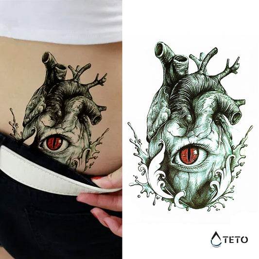 Un vistazo al corazón - TETO - Tatuajes Temporales