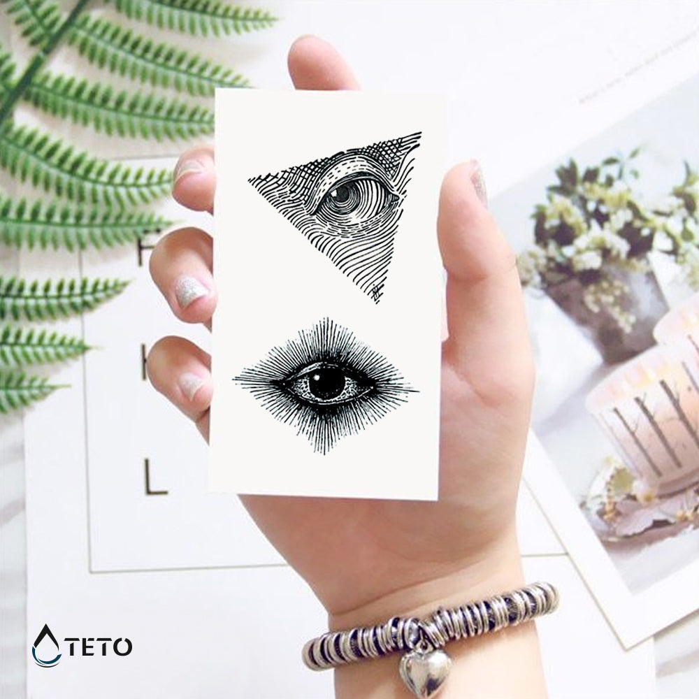Ojos – set - TETO - Tatuajes Temporales