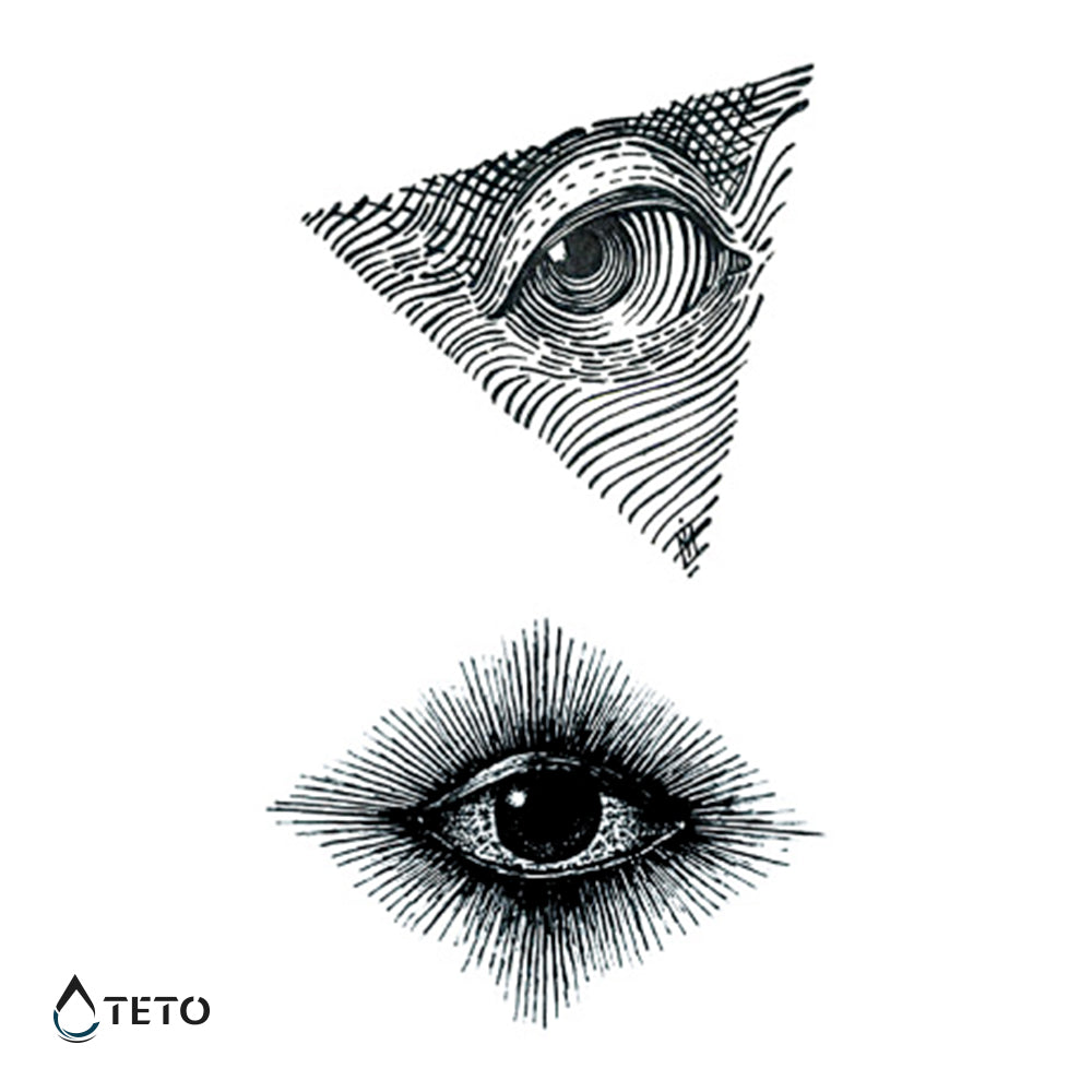 Ojos – set - TETO - Tatuajes Temporales