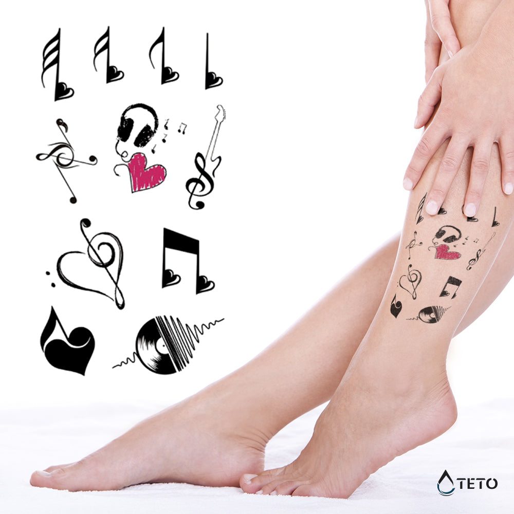 Partitura - set - TETO - Tatuajes Temporales