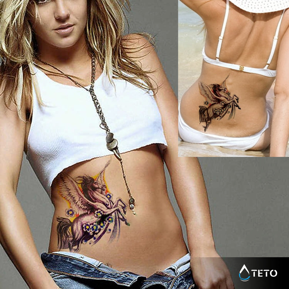 Caballo alado - TETO - Tatuajes Temporales