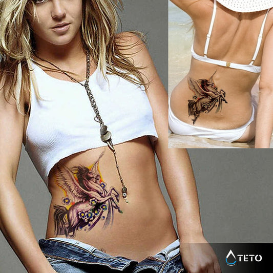 Caballo alado - TETO - Tatuajes Temporales