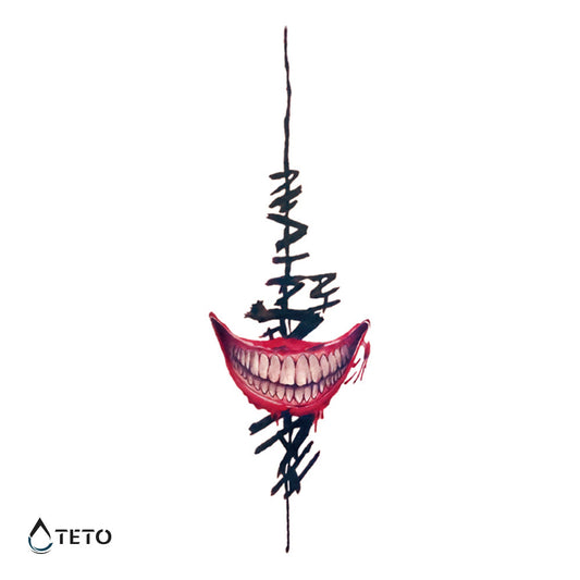 Risa del Joker - Tatuajes Temporales TETO
