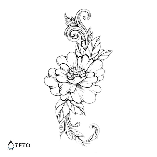 Flor - Tatuajes Temporales TETO