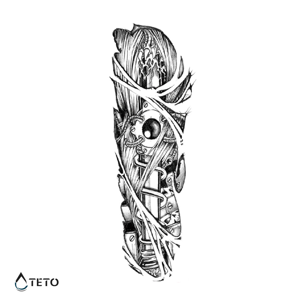 Daga en la carne - TETO - Tatuajes Temporales